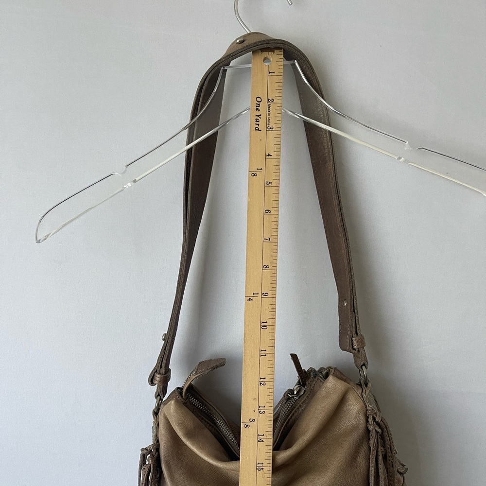 Liebskind Berlin Sapporo Leather Tassel Bag Rhino Brown - Picture 10 of 13